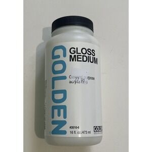 Acrylic Medium Golden Polymer Medium 16‎ Oz